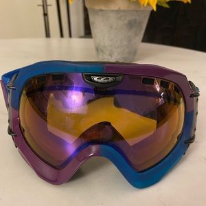 Dragon Alliance Blue Purple Unisex Ski Goggles